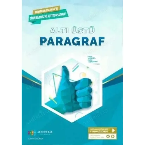 Antrenmanlarla 2023 Altı Üstü Paragraf Soru Bankası Video Çözümlü