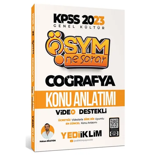 Yediiklim 2023 KPSS Genel Kültür Ösym Ne Sorar Coğrafya Video Destekli Konu Anlatımı