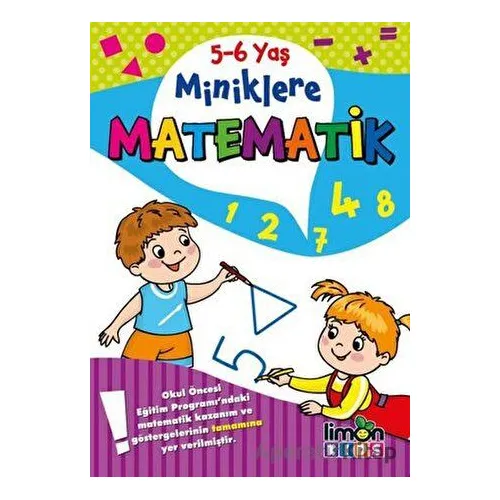 5-6 Yaş Miniklere Matematik - Kolektif - limonKIDS