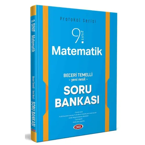 Data 9. Sınıf Matematik Beceri Temelli Soru Bankası (Protokol Serisi)