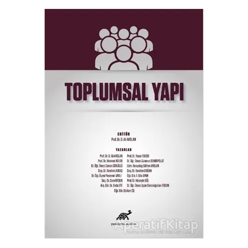 Toplumsal Yapı - Seda Efe - Paradigma Akademi Yayınları