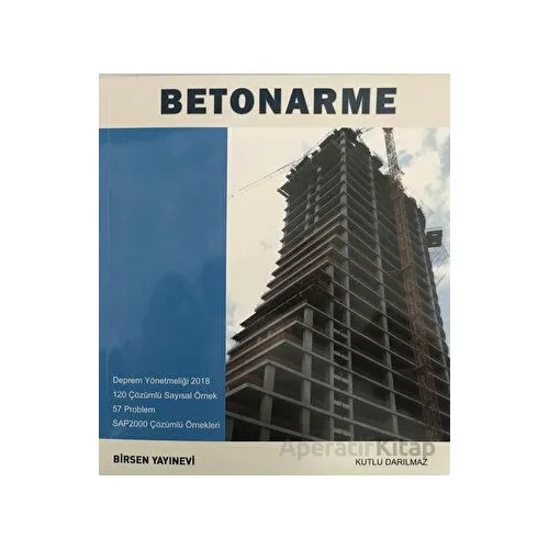 Betonarme - Kutlu Darılmaz - Birsen Yayınevi