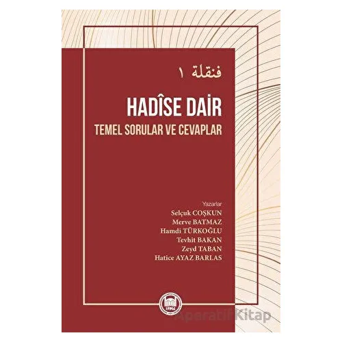 Hadise Dair Temel Sorular ve Cevaplar Fenkale - 1