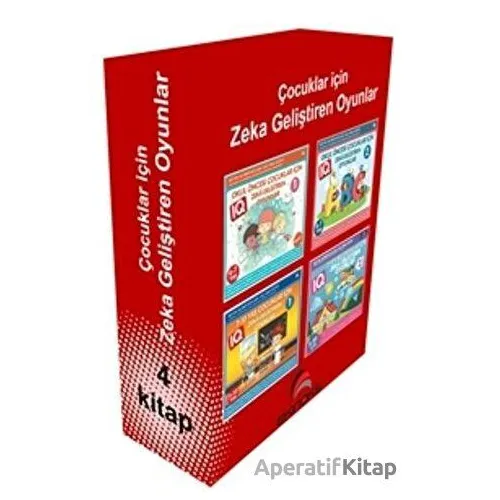 Çocuklar için Zeka Geliştiren Oyunlar (4 Kitap Takım) - Kolektif - Ekinoks Yayın Grubu