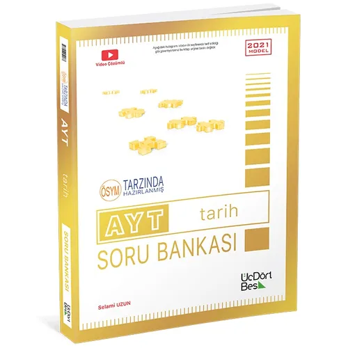 ÜçDörtBeş 2021 AYT Tarih Soru Bankası (Kampanyalı)
