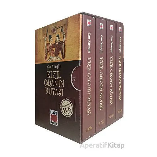 Kızıl Odanın Rüyası (4 Cilt Takım) - Cao Xueqin - Elips Kitap