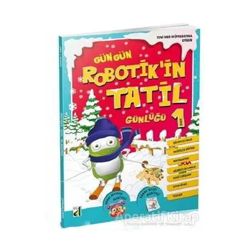 Gün Gün Robotikin Tatil Günlüğü 1 - Kolektif - Damla Yayınevi