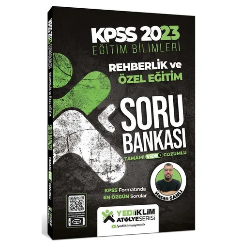Yediiklim 2023 KPSS Eğitim Bilimleri Atölye Serisi Rehberlik ve Özel Eğitim Çözümlü Soru Bankası