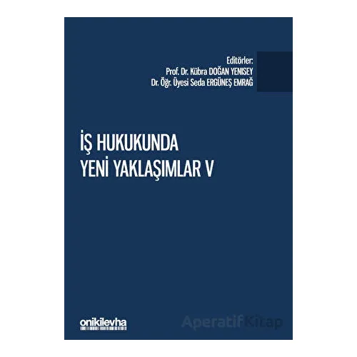 İş Hukukunda Yeni Yaklaşımlar - Seda Ergüneş Emrağ - On İki Levha Yayınları