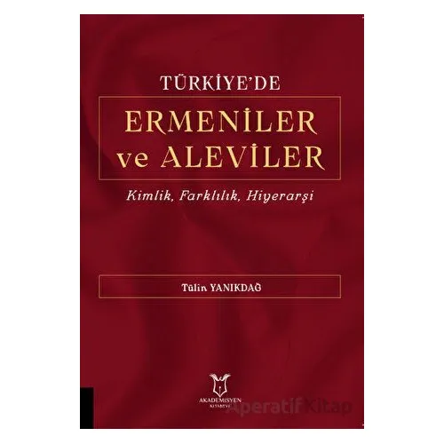 Türkiyede Ermeniler ve Aleviler Kimlik, Farklılık, Hiyerarşi - Tülin Yanıkdağ - Akademisyen Kitabevi