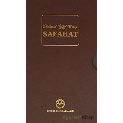 Safahat - Mehmet Akif Ersoy - Diyanet İşleri Başkanlığı