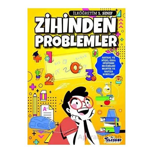 Zihinden Problemler İlköğretim 1. Sınıf - Erdem Öztürk - Teleskop Popüler Bilim