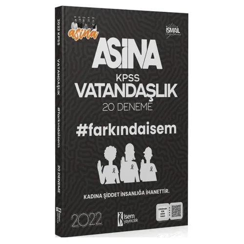 İsem 2022 KPSS Vatandaşlık Aşina 20 Deneme Çözümlü