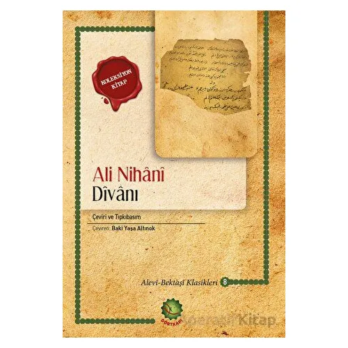 Ali Nihani Divanı - Ali Nihani - Dörtkapı Yayınevi