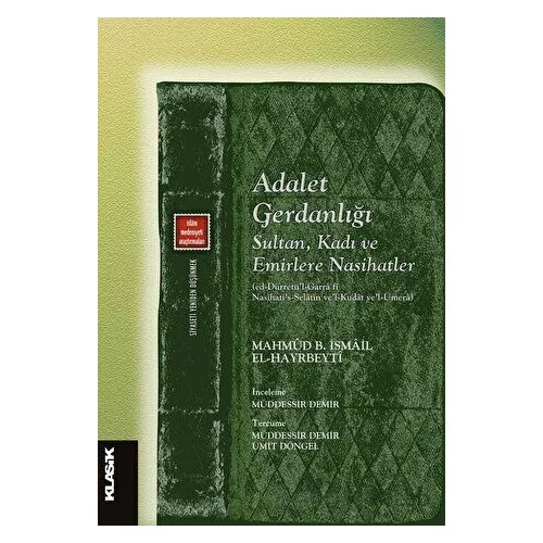 Adalet Gerdanlığı - Mahmud B. İsmail el-Hayrbeyti - Klasik Yayınları