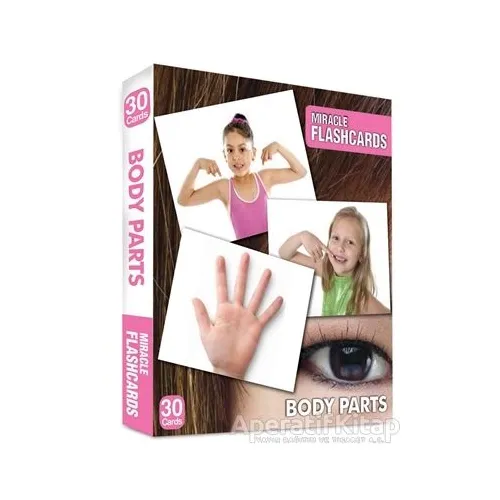 Miracle Flashcards - Body Parts Box 30 Cards - Kolektif - MK Publications