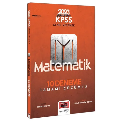Yargı 2023 KPSS Genel Yetenek Hedef IYI Serisi Matematik Tamamı Çözümlü 10 Deneme