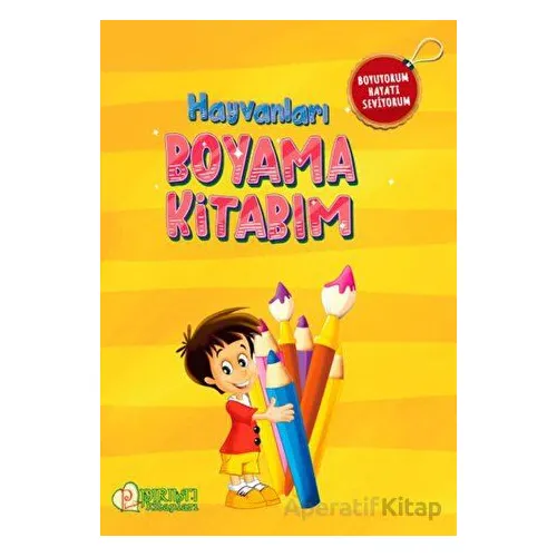 Hayvanları Boyama Kitabım - Kolektif - Pırıltı Kitapları - Erkam