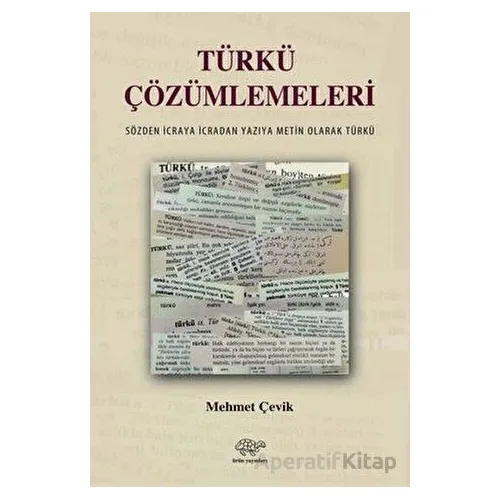 Türkü Çözümlemeleri - Mehmet Çevik - Ürün Yayınları