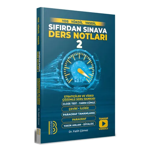 Benim Hocam YDS - YÖKDİL - YKSDİL Sıfırdan Sınava Ders Notları 2
