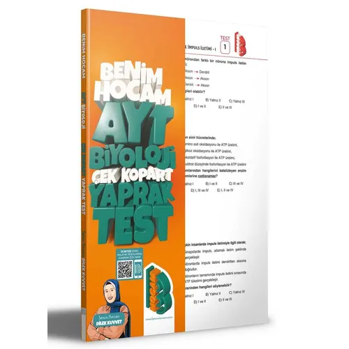 Benim Hocam AYT Biyoloji Çek Kopar Yaprak Test
