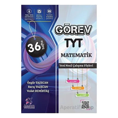 Armada Görev TYT Matematik Yeni Nesil Çalışma Föyleri - Özgür Tazecan - Armada Yayınları
