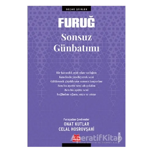 Sonsuz Günbatımı - Furuğ Ferruhzad - Kırmızı Kedi Yayınevi
