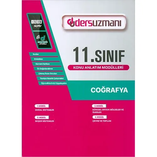 Ders Uzmanı 11.Sınıf Coğrafya Konu Anlatım Modülleri