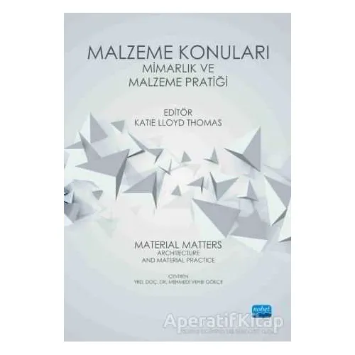 Malzeme Konuları - Routledge - Nobel Akademik Yayıncılık