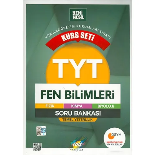 TYT Fen Bilimleri Kurs Seti Soru Bankası FDD Yayınları
