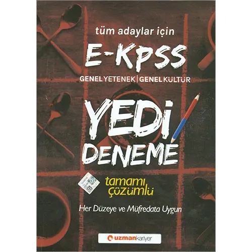 Uzman E-KPSS Çözümlü 7 Deneme
