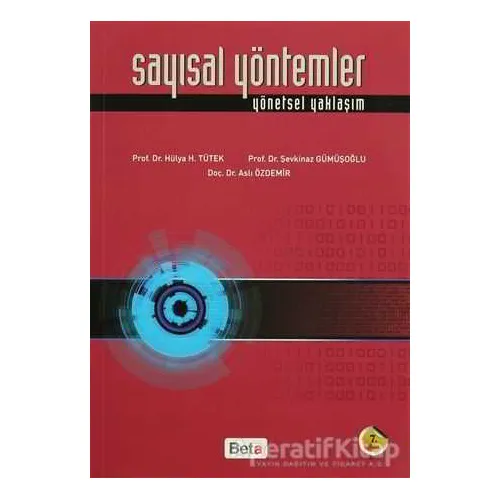 Sayısal Yöntemler - Aslı Özdemir - Beta Yayınevi