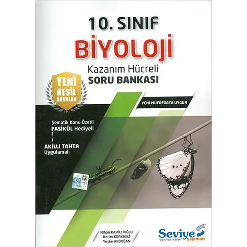 Seviye 10.Sınıf Biyoloji Kazanım Hücreli Soru Bankası