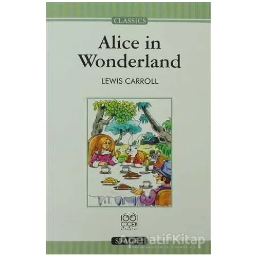 Alice in Wonderland (Stage 1) - Lewis Carroll - 1001 Çiçek Kitaplar