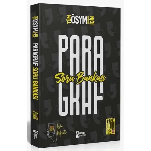 İsem 2023 KPSS DGS ALES TYT AYT Paragraf Soru Bankası - Gizem Ural