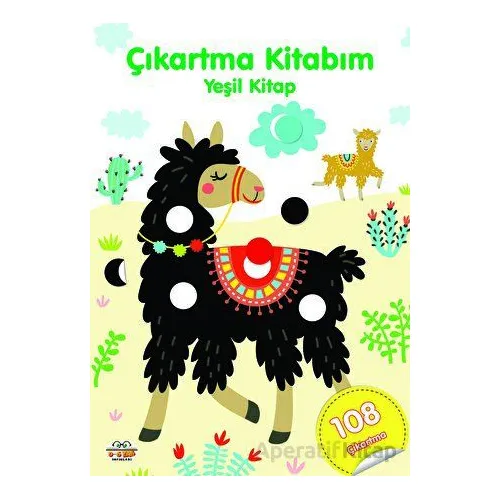 Çıkartma Kitabım - Yeşil Kitap - Kolektif - 0-6 Yaş Yayınları