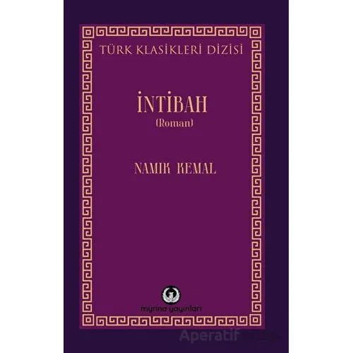 İntibah - Namık Kemal - Myrina Yayınları