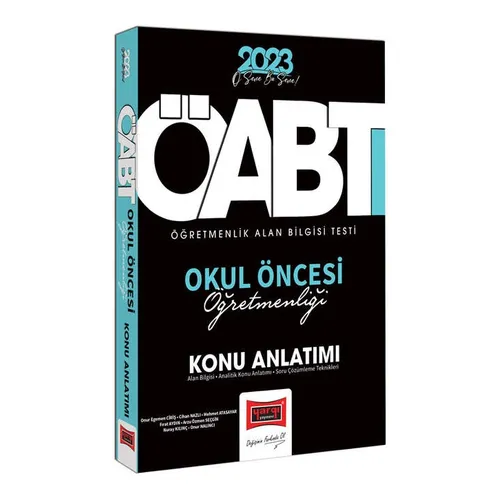 Yargı 2023 KPSS ÖABT Okul Öncesi Öğretmenliği Konu Anlatımı