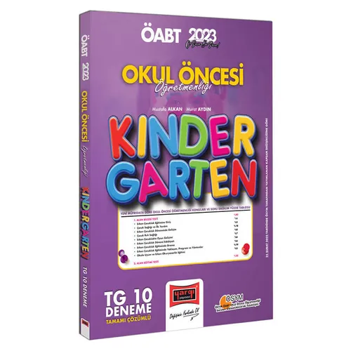 Yargı 2023 ÖABT Okul Öncesi Öğretmenliği Kindergarten Tamamı Çözümlü TG 10 Deneme