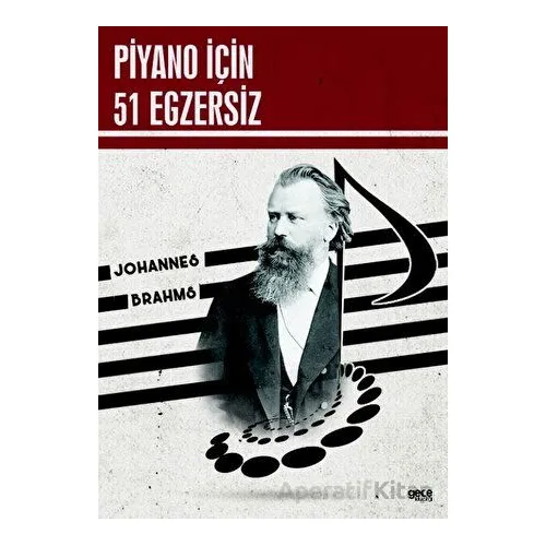 Piyano İçin 51 Egzersiz - Johannes Brahms - Gece Kitaplığı