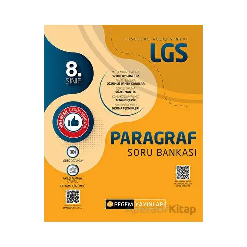 LGS Paragraf Soru Bankası - Kolektif - Pegem Akademi Yayıncılık