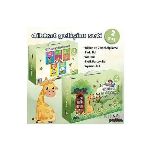 2 Yaş Dikkat Gelişim Seti - Afife Çoruk - Beyaz Panda Yayınları