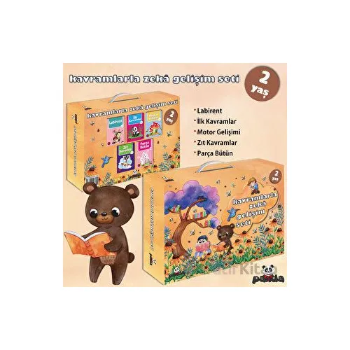 2 Yaş Kavramlarla Zeka Gelişim Seti - Afife Çoruk - Beyaz Panda Yayınları