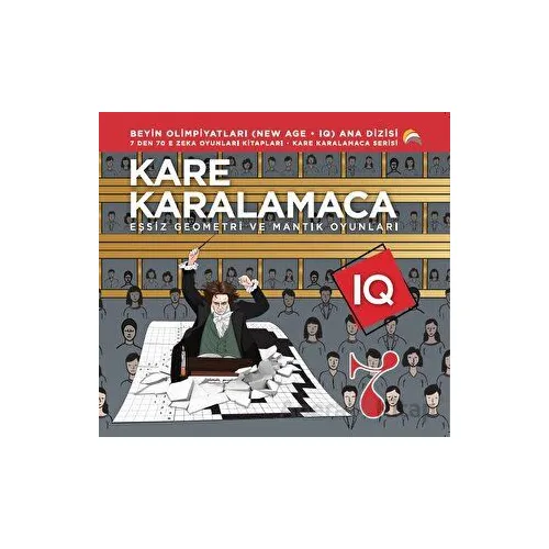 Kare Karalamaca 7 - 7’den 70’e Zeka Oyunları Kitapları Eşsiz Geometri ve Mantık Oyunları