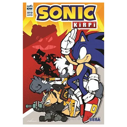 Kirpi Sonic Yıllık 2019 - Ian Flynn - Presstij Kitap