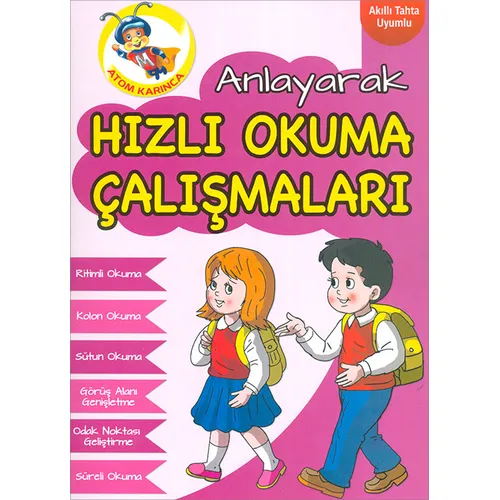 Anlayarak Hızlı Okuma Çalışmaları Atom Karınca Yayınları
