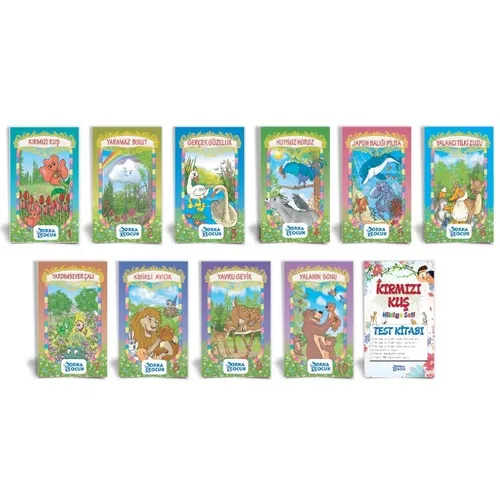 Kırmızı Kuş Hikaye Seti 10 Kitap Orka Çocuk Yayınları