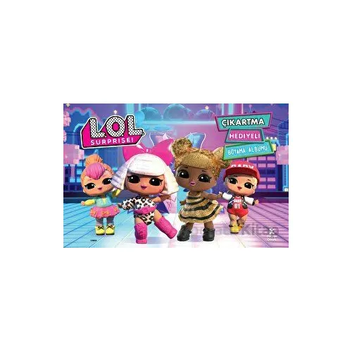 LOL Surprise Çıkartma Hediyeli Boyama Albümü - Kolektif - Doğan Çocuk