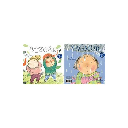 Rüzgar - Yağmur (İki Kitap Bir Arada) - Carol Thompson - İş Bankası Kültür Yayınları