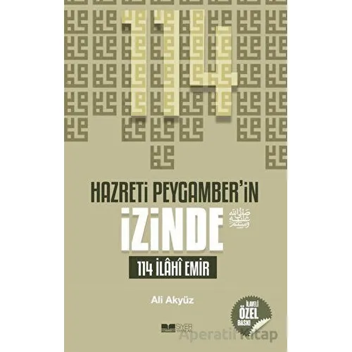 Hazreti Peygamberin İzinde 114 İlahi Emir - Ali Akyüz - Siyer Yayınları